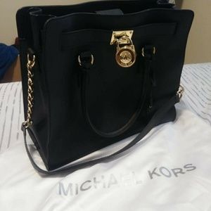 Michael kors saffiano Hamilton large tote